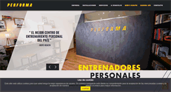 Desktop Screenshot of performa.es